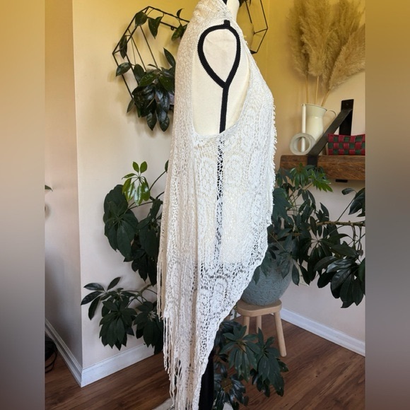 Iperico Made in Italy Crochet Fringe Vest - Picture 4 of 7